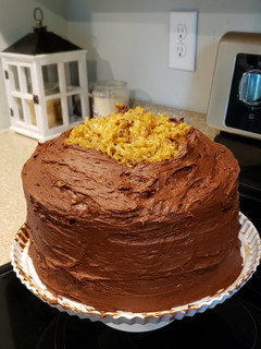 A picture of German Chocolate Cake.