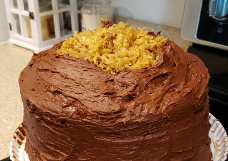 Recipe of Homemade German Chocolate Cake