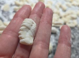 Una foto de Ñoquis sin gluten con puré instantáneo