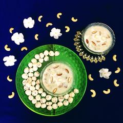 A picture of Creamy Makhana Kheer.