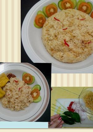 Foto resep Nasi Teri Liwet Pulen magic com