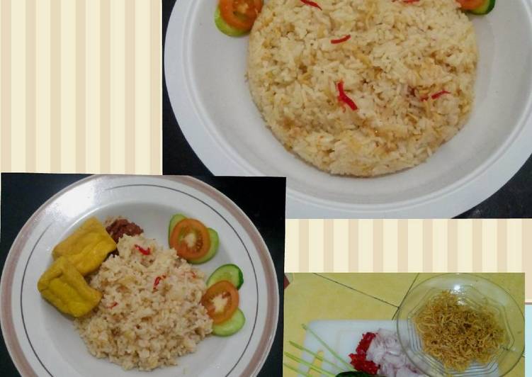 Nasi Teri Liwet  Pulen magic com