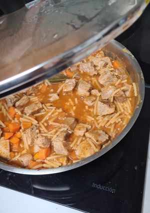 Una foto de Fideos con secreto