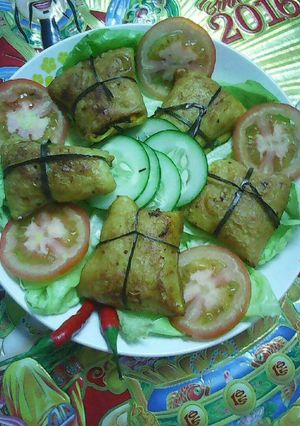 Hình của món Cá chuồn chiên chay.