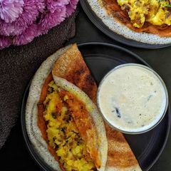 A picture of Mysore Masala Dosa.