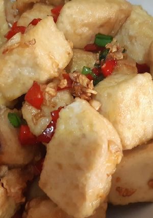 Foto resep Tahu tepung cabe kering
