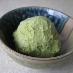 Matcha Ice Cream (No Egg) A picture of Matcha Ice Cream (No Egg).