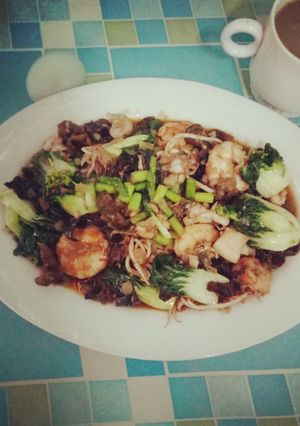 Foto resep Tumis Asparagus Seafood
