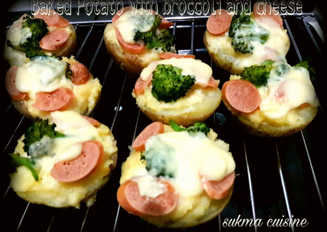Baked Potato Brokoli Cheese