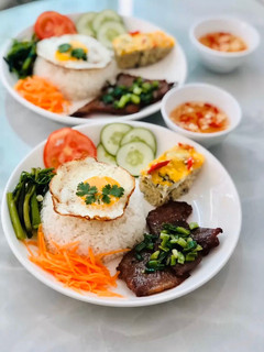 Hình của món Cơm tấm.