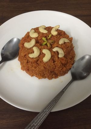 A picture of Gajar ka halwa.