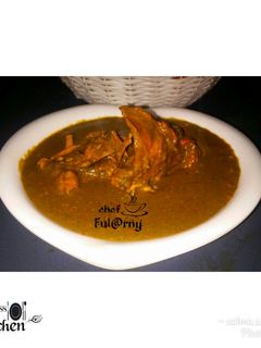 A picture of Baobab soup (miyar kuka) by salma.s.Adam.