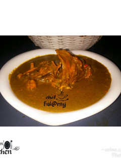 A picture of Baobab soup (miyar kuka) by salma.s.Adam.