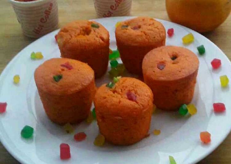 Simple Way to Make Ultimate Orange cup cake