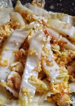 Foto resep Tumis Sawi Putih Telur