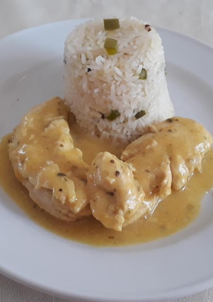 Una foto de Pollo a la mostaza