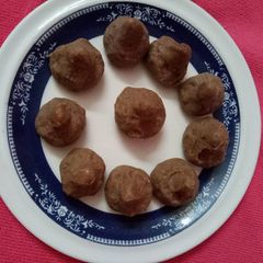 A picture of Mawa chocolate modak.