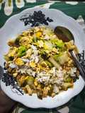 Sayur sawi putih telur