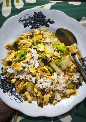 Foto resep Sayur sawi putih telur