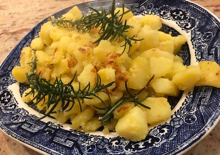 Simple Way to Make Ultimate Super easy tasty pan roasted potatoes