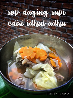 Foto resep Sop daging sapi #Kitaberbagi