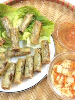 A picture of Tilapia Spring Rolls.