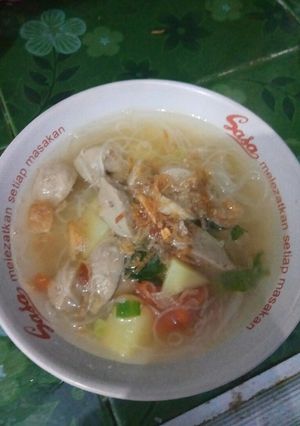 Foto resep SOP baso simple