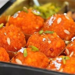 A picture of Boondi Ladoo | बूंदी के लड्डू बनाने की विधि । Boondi ladoo recipe video | Gol Gol Laddu (2021).