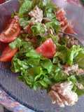 Ensalada de Atún con Tomate y Lechuga
