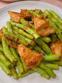 🌶蒜頭辣椒炒雞胸豇豆🌶 的食譜成品照片