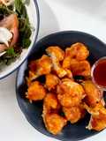 ดอกกะหล่ำอบซอสฮอทวิง🌶️🍅🍋Cauliflower Buffalo Wing🌶️🍅