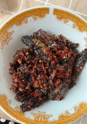 Foto resep Ikan makarel/ sarden botan balado