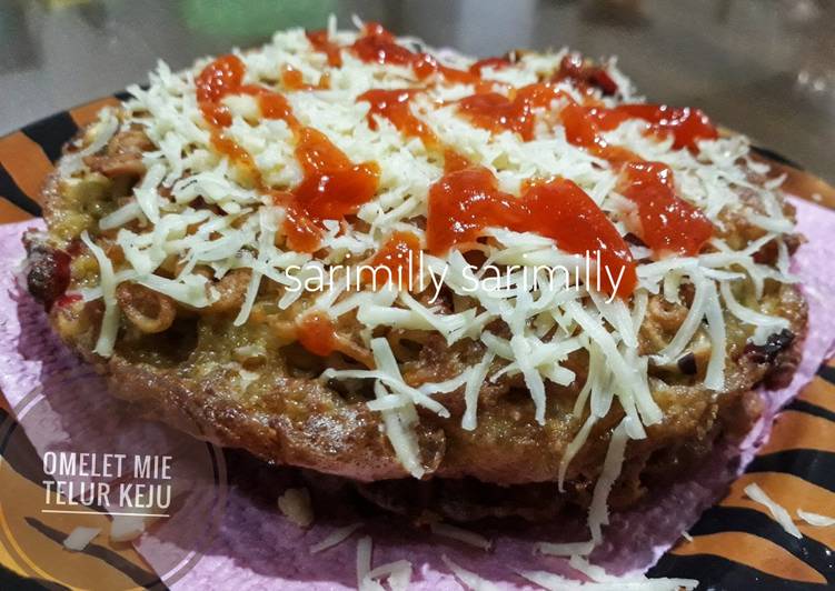 Omelet Mie Telur Keju