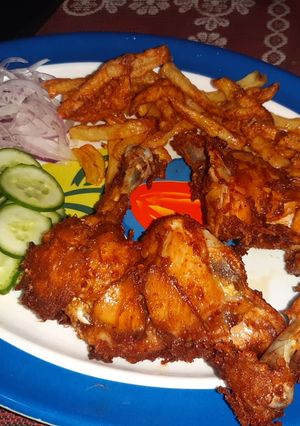 A picture of Spicy tandoori Fried chicken..