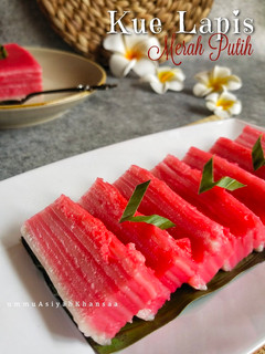 Foto resep Kue Lapis Merah Putih