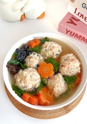 Foto resep Bakso Lohua Ayam Udang Stock Frozen Food