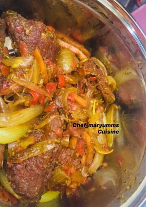 A picture of Spicy pepper chicken by Chef_Maryumms_cuisine🌸.