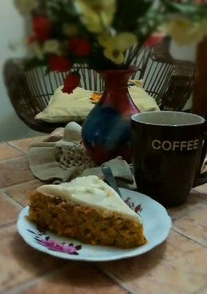 Una foto de Torta de zanahoria y nuez