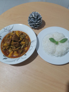 عکسی از دستور خورش لوبیا سبز