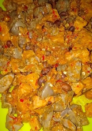 Foto resep Balado Ati Ampela+Tempe