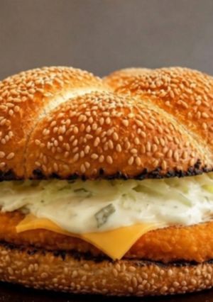 Zdjęcie przepisu Burger 🍔 filet o fish a la McDonalds.
