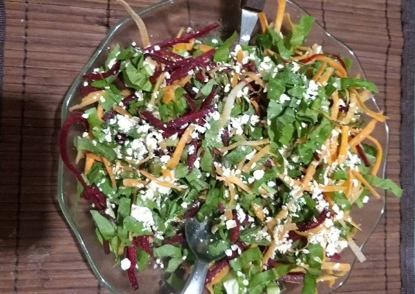 Ensalada súper proteica para el fin del día 😋😋😋(vegan)