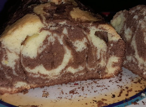 Una foto de Torta marmolada