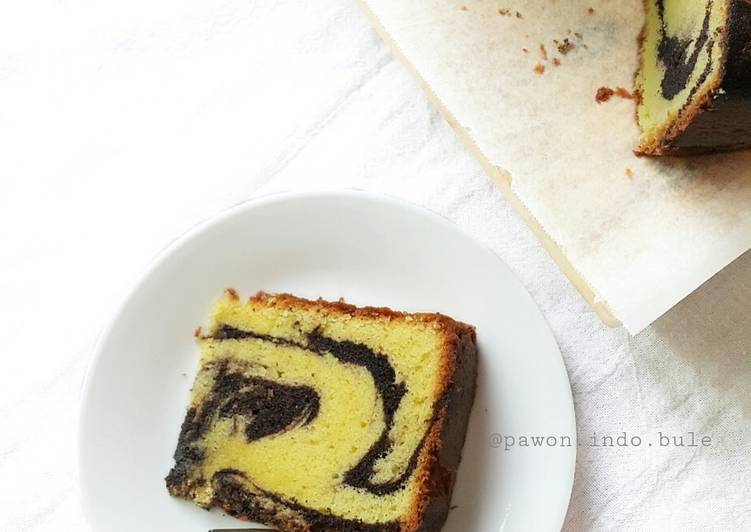 How to Prepare Quick Marble Cake