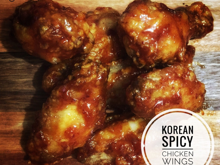 Resep: Korean Spicy Chicken Wings Ekonomis Untuk Dijual