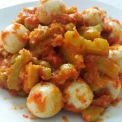 Balado Pare Telur Puyuh রেসিপির প্রধান ছবি