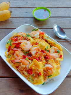Foto resep Nasi telur hongkong