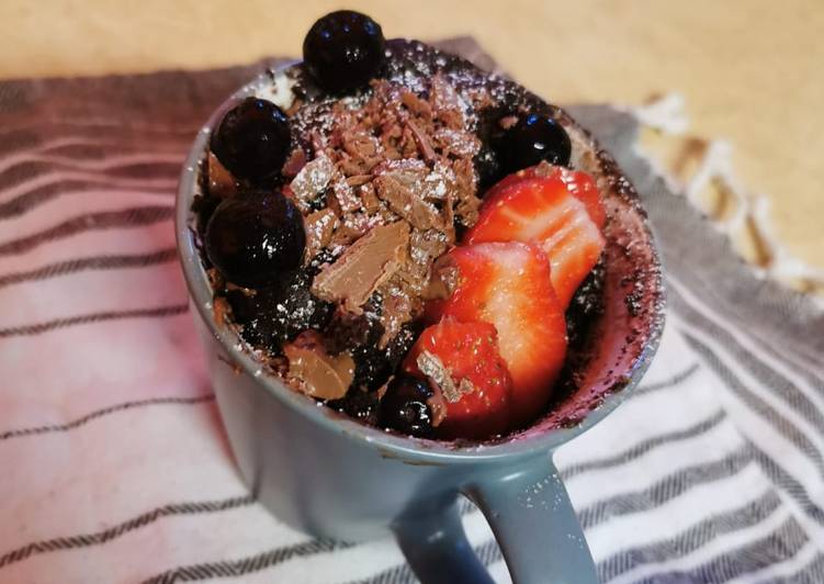 Recipe of Homemade Chocolate Cake in a mug#Sweettooth Challenge