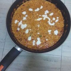 A picture of Paneer bhurji #Easter.