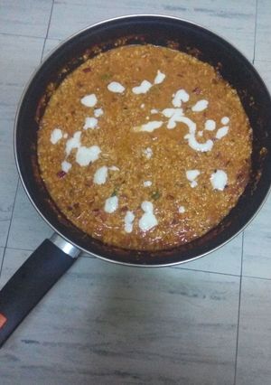 A picture of Paneer bhurji #Easter.